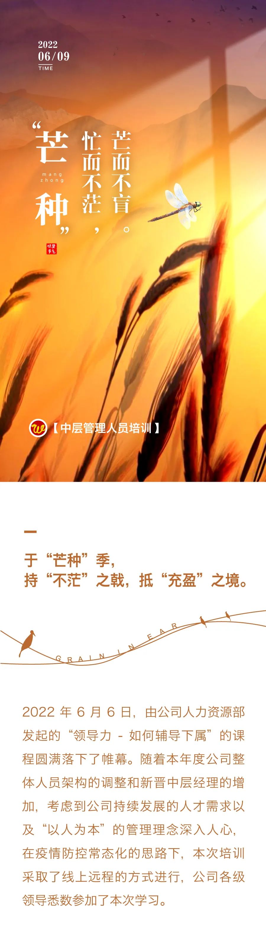 “芒種”忙而不茫，芒而不盲?！袑庸芾砣藛T培訓(xùn)1.jpg